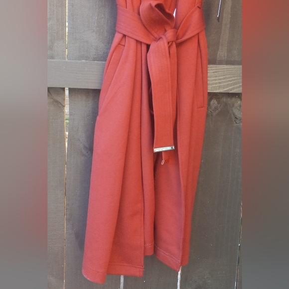 NWT Marc New York Andrew Sleeveless Chili-Red Trench Dress Size Small - Picture 4 of 13